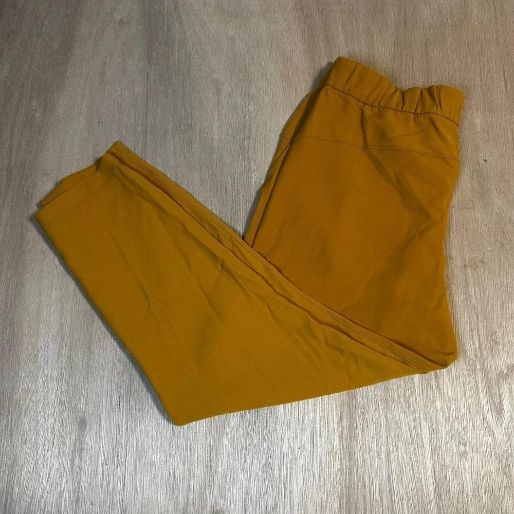 Lululemon Align High Rise Jogger Pants Golden Ochre Size 10